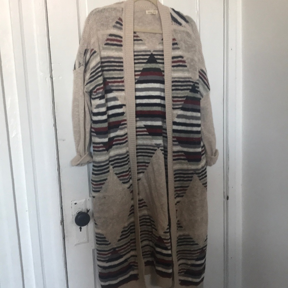 Silence and noise oversized cardigan sweater small